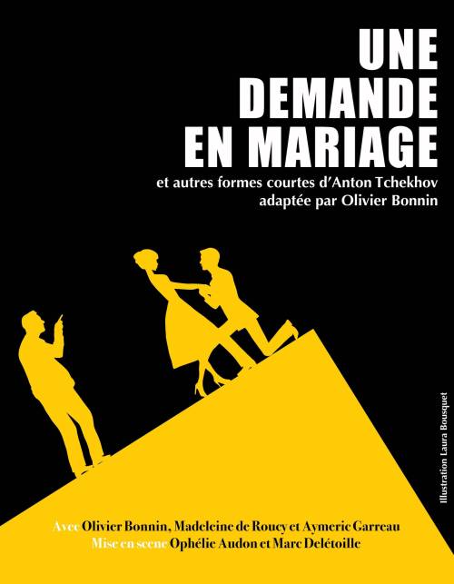 Affiche du spectacle Une demande en mariage